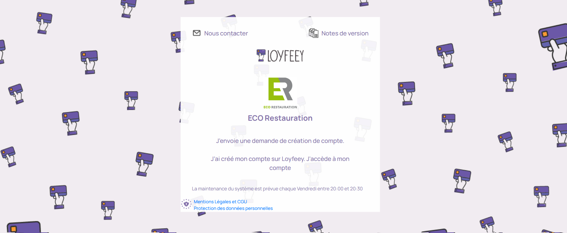 Outil d'inscription et facturation